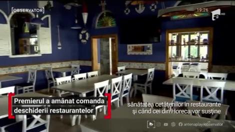 Redeschiderea restaurantelor, amânată din nou. Premierul Ludovic Orban, declarații de ultimă oră: ”Trebuie să găsim un set de reguli!”
