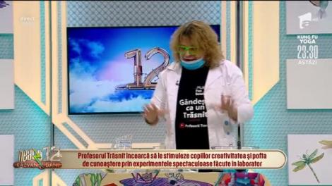 Profesorul Trăsnit, experiment distractiv. Iată cum se realizează o gelatină