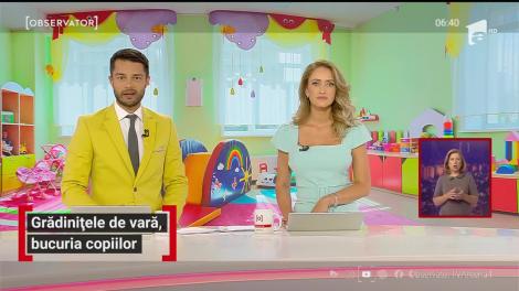 Veste bună pentru părinţii. Grădinițele de vară s-au deschis