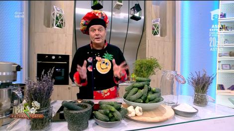 Castraveciori murați de vară, rețeta lui Vlăduț de la Neatza cu Răzvan şi Dani