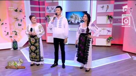 Teresa Tina, Filuța Bogdan și Fang Shuang cântă piesa Ia uite-o, zău, la Neatza cu Răzvan și Dani
