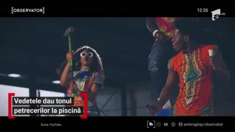 Vedetele noastre dau tonul petrecerilor la piscină