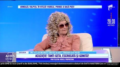 Tanti Geta, pe drumuri la bătrânețe, după ce a fost escrocată de o femeie? | Video