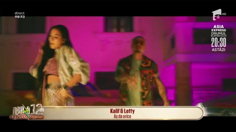 Kalif și Letty cântă piesa Aș da orice, la Neatza cu Răzvan și Dani