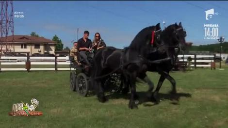 Senzații tari în camionul de armată, pe malul lacului
