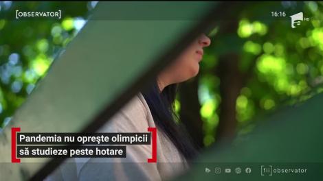 Pandemia nu oprește olimpicii să studieze peste hotare