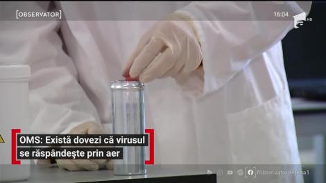 Organizaţia Mondială a Sănătăţii: Covid 19 se răspândeşte pe calea aerului