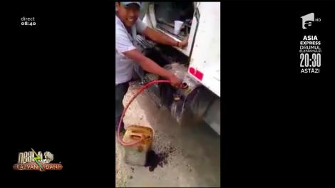 Smiley News: O nouă variantă de a umple rezervorul mașinii cu benzină