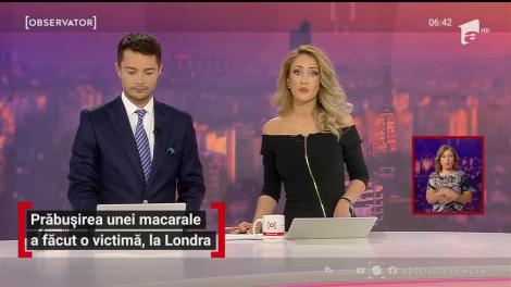 O persoană a murit și patru au fost rănite în urma prăbușirii unei macarale de 20 de metri în estul Londrei