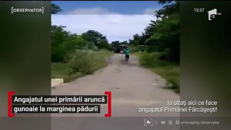 Primărie amendată pentru gunoaie aruncate în pădure