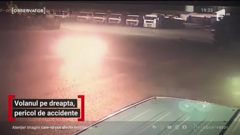 Volanul pe dreapta, pericol de accidente