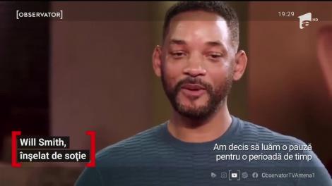 Soția lui Will Smith a recunoscut că l-a înșelat, într-o emisiune TV, live, cu el lângă ea! Cum a reacționat actorul