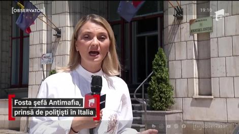 Alina Bica, fosta şefă Antimafia, a fost prinsă de poliţişti în Italia