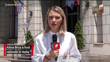 Alina Bica a fost prinsă de poliţişti, în Italia!