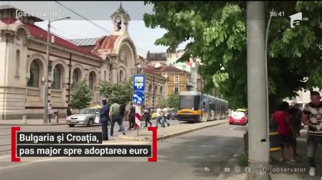 Croaţia şi Bulgaria sunt tot mai aproape de adoptarea monedei Euro!