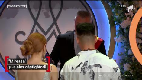 "Mireasa", marea finală: Andra şi Armando, fericiţii câştigători ai marelui premiu de 40 de mii de euro