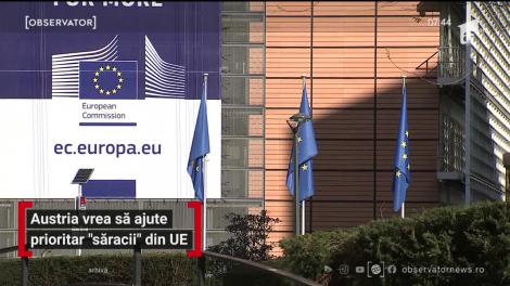 Austria vrea să ajute prioritar "săracii" din UE