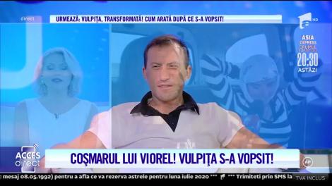 Cum arată Vulpiţa, după ce şi-a vopsit părul, chiar în curtea casei