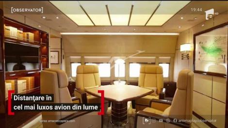 Cel mai luxos avion din lume a fost la vânzare de familia regală din Qatar