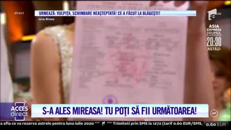 "Mireasa" şi-a ales câştigătorii dragostei! După 4 luni de trăiri intense, premiul de 40.000 de euro a fost câştigat!