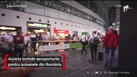 Austria interzice de joi cursele aeriene regulate directe din România