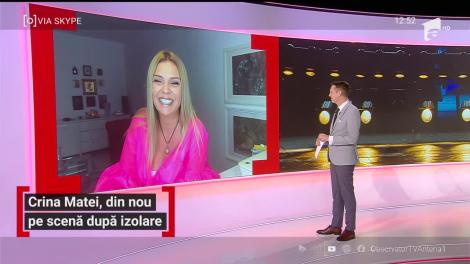 Crina Matei, planuri pe scenă, și în pandemie