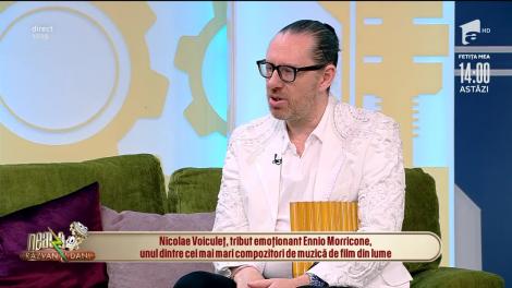 Nicolae Voiculeț, tribut emotionant Ennio Morricone, la Neatza! Asculta aici "Cockeye's Song (Once upon in America)"!