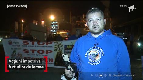 Un activist civic a fost atacat când se plângea de furturile de lemne din zonă, în direct, pe Facebook
