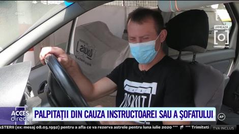 Soțul Vulpiței, prima oră de șofat! Viorel a fost fermecat de frumoasa instructoare | Video