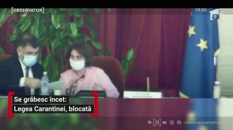 Legea Carantinei, blocată în Parlament