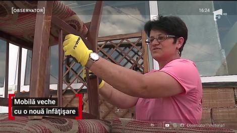 O familie de restauratori talentaţi din Reghin dau o înfățișare nouă mobilierului vechi