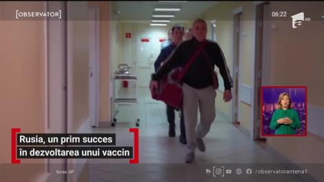 Rusia, un prim succes în dezvoltarea unui vaccin în lupta cu coronavirus