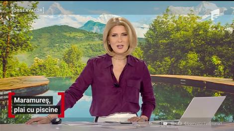 Piscina infinită, raiul exotic dintr-un sat de munte din Baia Mare