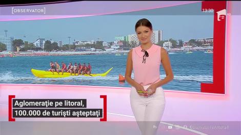 Aglomerație pe litoral. Peste 100.000 de turişti sunt aşteptaţi la malul mării