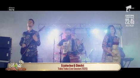 Ecaterine și Dimitri cântă piesa Traka Traka, la Neatza cu Răzvan și Dani
