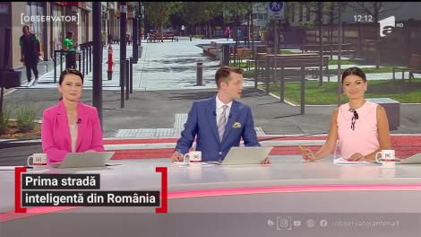 Prima stradă inteligentă din România. Porturi USB în bănci și internet wifi gratuit