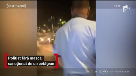 Polițist din Craiova, surprins fără mască de protecție într-un magazin: ”Unde este masca dumneavostră?” Răspunsul omului legii te va revolta