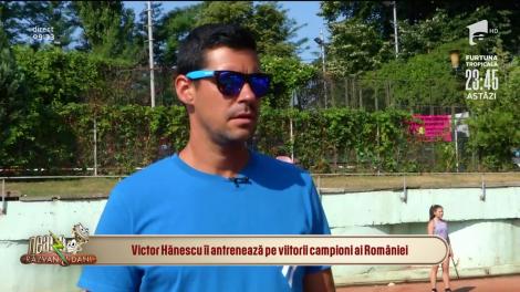 Victor Hănescu îi antrenează pe viitorii campioni ai României: Cei mici încep să-și reintre în formă relativ repede!