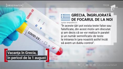Vacanța în Grecia, în pericol de la 1 august