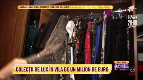 Gabriela Nistor, colecții de lux în vila de un milion de euro