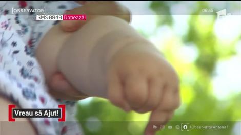 Vreau să Ajut! Amira are de opt luni și s-a născut cu extrofie de vezică urinară