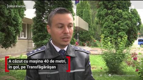 Un tânăr a murit după ce a căzut cu mașina 40 de metri, în gol, pe Transfăgărăşan