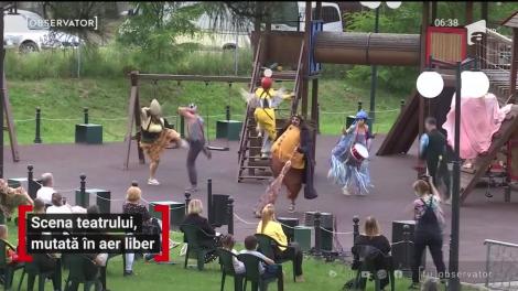 Scena teatrului, mutată în aer liber în Suceava