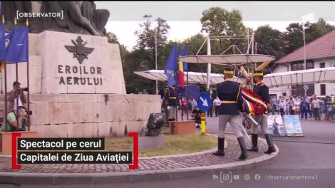 Spectacol pe cerul Capitalei de Ziua Aviaţiei Române