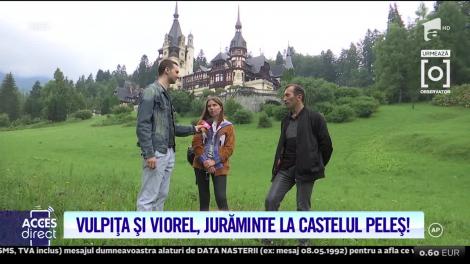 Vulpiţa şi Viorel, jurăminte solemne la Castelul Peleş!
