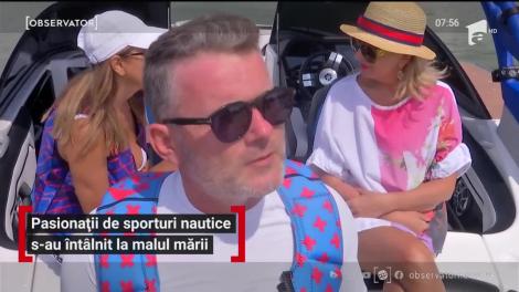 Pasionații de sporturi nautice s-au întâlnit pe lacul Siutghiol