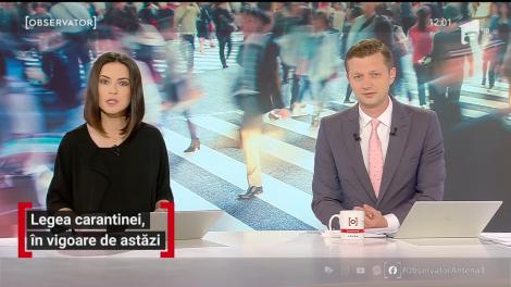 Legea carantinei a intrat în vigoare