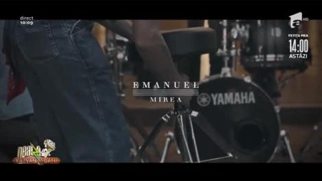 Emanuel Mirea cântă piesa Unu' amândoi, la Neatza cu Răzvan și Dani