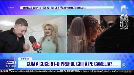 O iubire ca-n povești! Cum a cucerit-o proful Ghiță Mâț pe Camelia? S-a îndrăgostit iremediabil de el! | Video