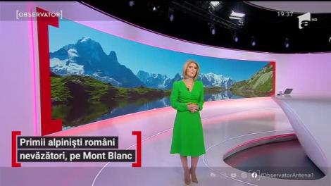 Doi alpiniști români nevăzători au escaladat vârful Mont Blanc